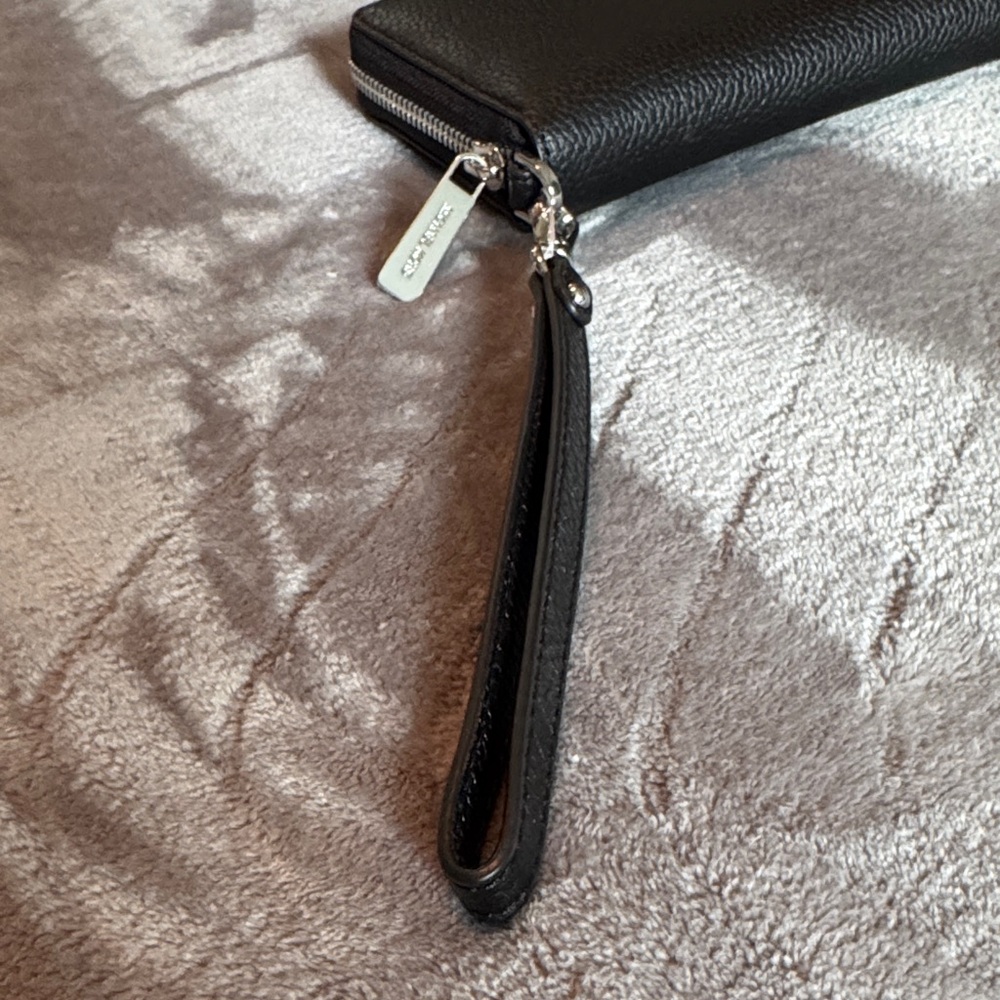 Michael Kors Black Leather Wristlet - Picture 2 of 7